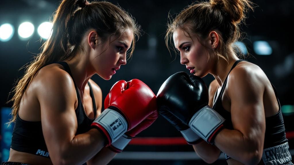 Professional women boxers break records and overcome obstacles in elite competition